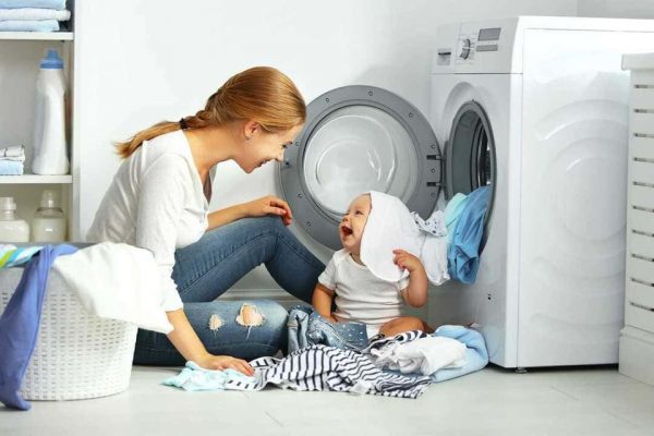 Giặt là đồ quần áo cho trẻ sơ sinh