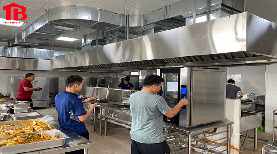Lắp đặt và vận hành lò hấp nướng đa năng