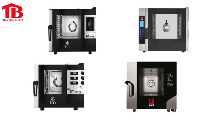 Lò hấp nướng đa năng 4 khay hiện đại, tiện ích